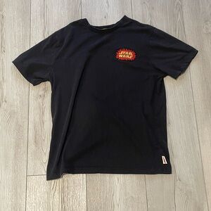 Star Wars Black Embroidered graphic tee shirt